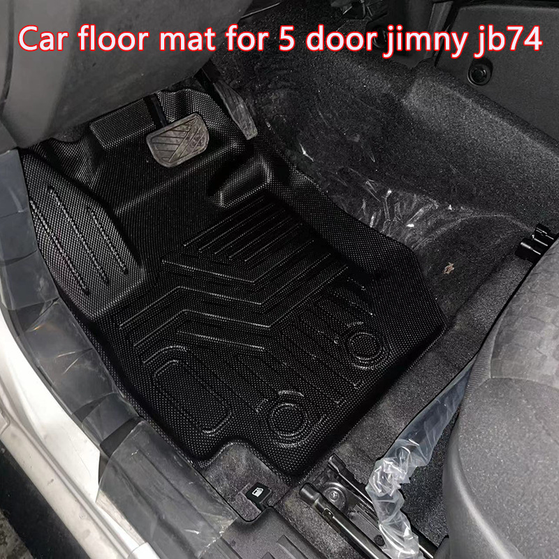 适用于2024-2025款五门新款吉姆尼jb74TPE脚垫后备箱垫内饰地毯