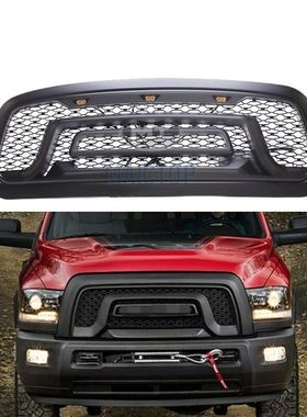 适用于2013-2018RAM道奇ABS蜂窝网黑色保险杠格中网