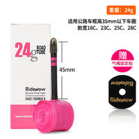 The new Ridenow ultra-light inner tube road bike, the 700c ribbed TPU material inner tube, weighs 24g for competition thumbnail 5