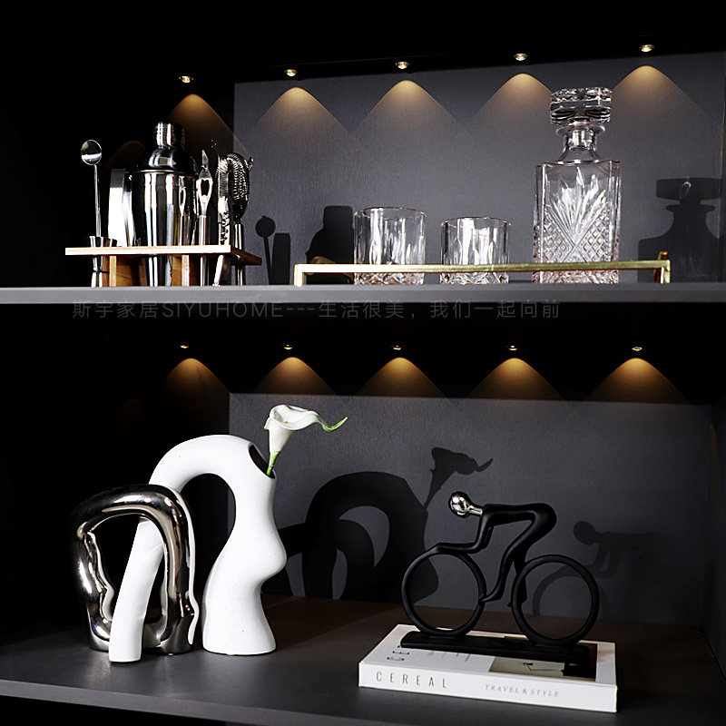 轻奢高级感餐边柜酒柜装饰品客厅现代家饰软装搭配套装工艺品摆件,家居饰品,家饰软装搭配套装,淘宝优惠券,粉丝福利购,淘宝优惠卷