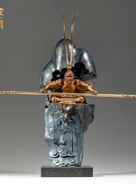 精品工艺收藏摆件铜器齐天大圣
