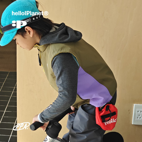 双面穿儿童保暖马夹摇粒绒运动