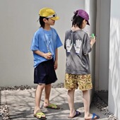 T恤立体手套数码 舒适休闲儿童短袖 印花多色 25年春夏新款 ppapa