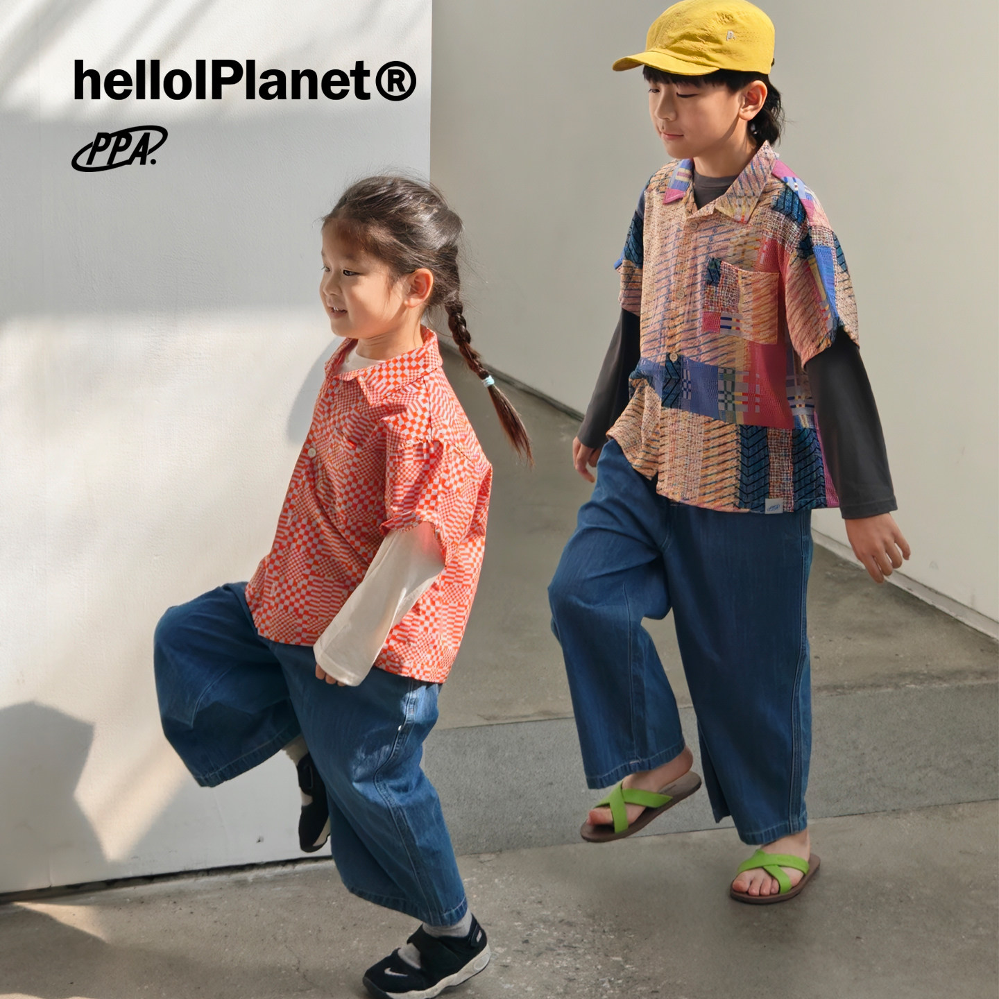 ppapa 数码印花短袖衬衫儿童休闲花衬衫轻薄沙滩海滩梭织 913822