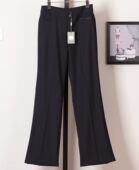 直筒裤 OL通勤常规毛料西装 女 长裤 职业工装