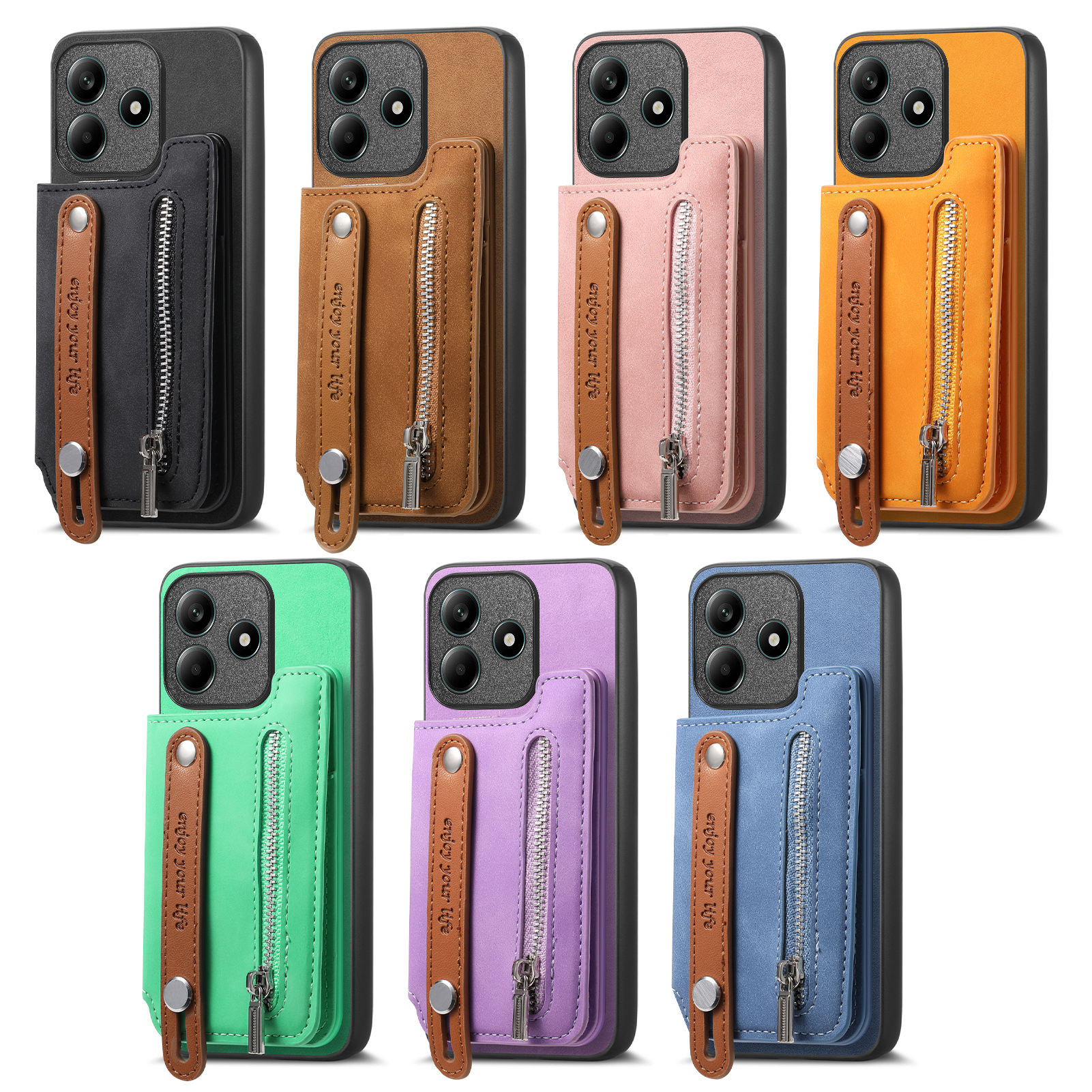 红米K80新款适用红米Note14磁吸卡包小米15Pro手机壳小米14Pro腕带红米K60至尊版卡包红米Note13卡套magSafe