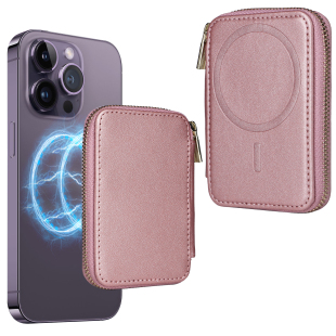 多角度华为三星小米MagSafe钱包插卡直刷门禁卡 12卡套一体式 磁吸卡包适用iPhone15promax手机支架苹果14