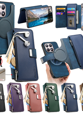 磁吸翻盖适用小米17ProMax磁吸小米15T Pro手机壳小米 Civi3新款红米Note14 4G保护套Note135G全包红米k90