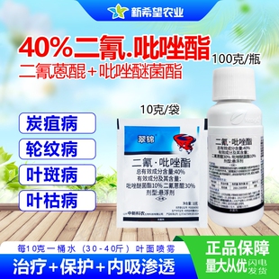 40%二氰蒽醌吡唑酯 苹果番茄草莓辣椒炭疽病轮纹病叶斑病杀菌剂药