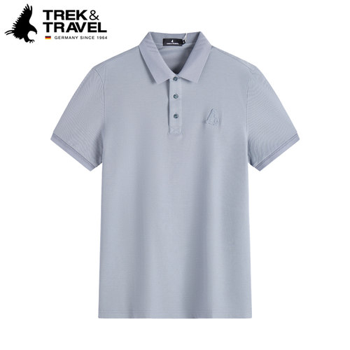 TREKTRAVEL德国飞鹰短袖POLO衫男