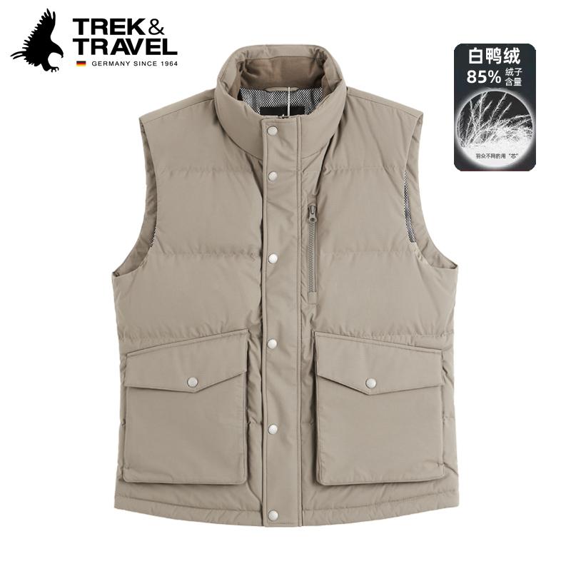 TREKTRAVEL德国飞鹰男羽绒马甲
