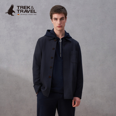 TREKTRAVEL德国飞鹰翻领夹克男