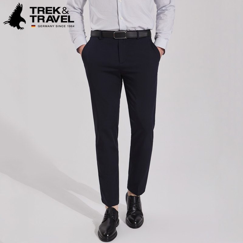 【含桑蚕丝】TREKTRAVEL德国飞鹰夏季薄款男士休闲裤商场同款长裤