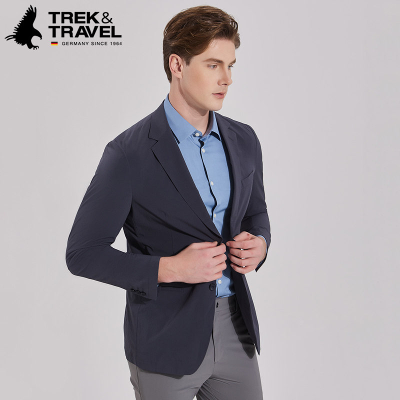 【商场同款】TREKTRAVEL德国飞鹰西服男士春季新品外套J104614D1