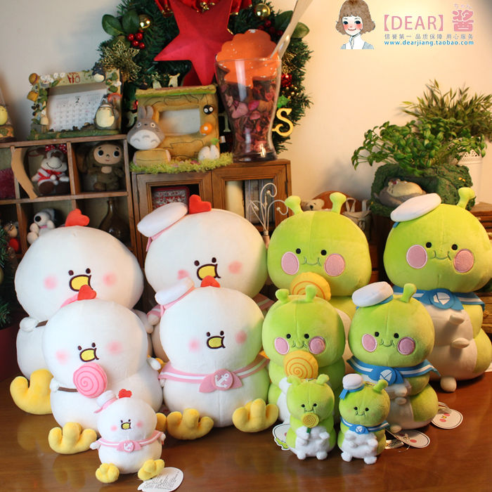 正品毛绒玩偶抖音同款鸡