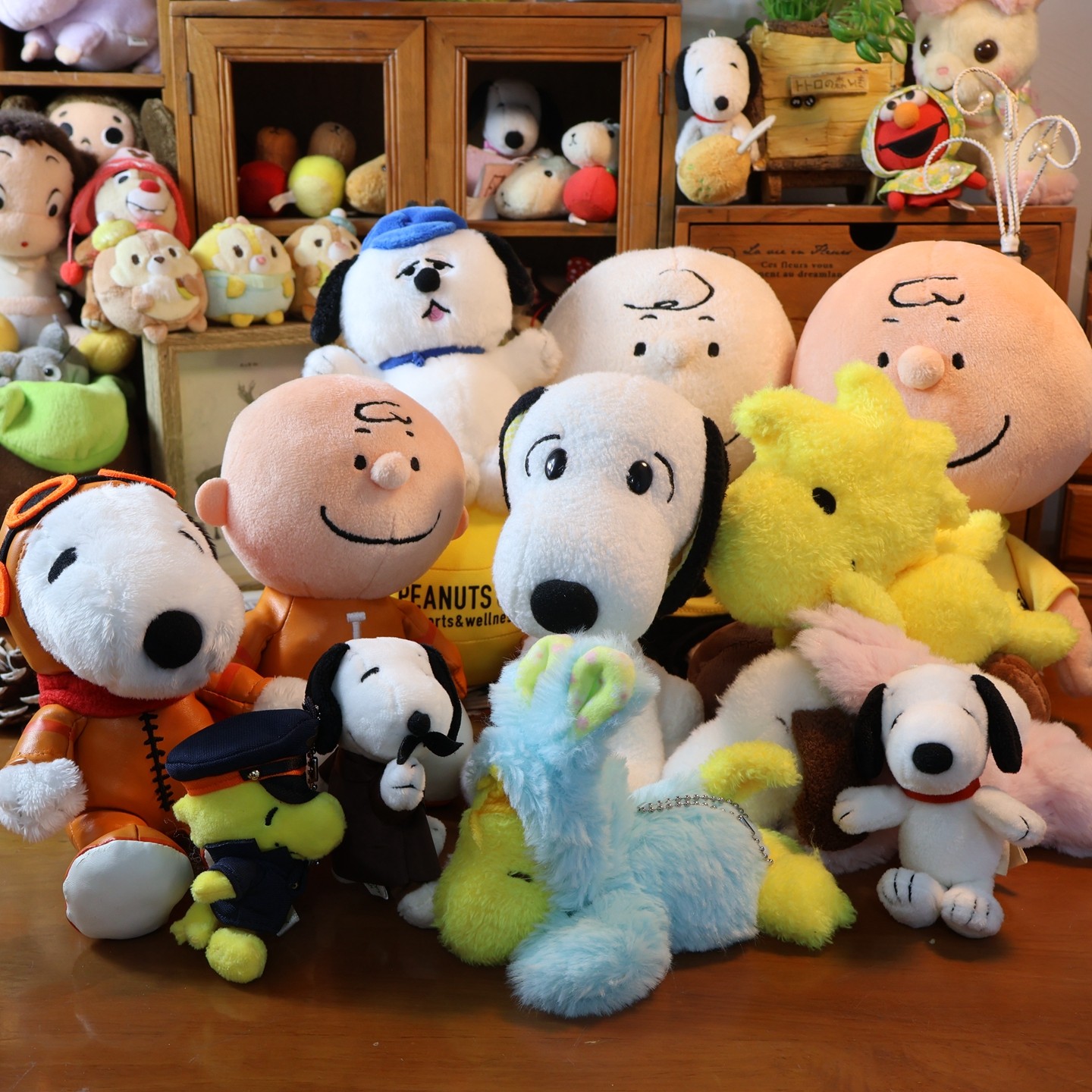 日单正版 史努比 查理 胡士托 奥拉夫毛绒公仔玩偶挂件 挂饰