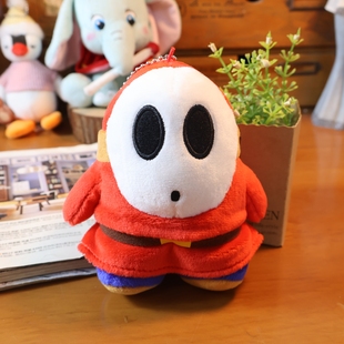 日单正版 Super Mario超级玛丽 马里奥 嘿虎 可爱毛绒公仔 挂件