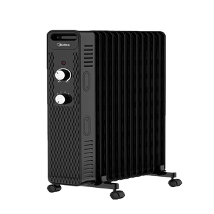 美 取暖器电暖气电热油汀12片恒温镂空保温加湿烘干双管HYW22MU