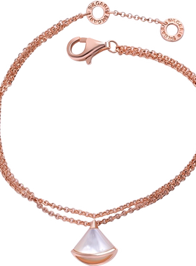 银饰手链女金扇闺蜜小众设计