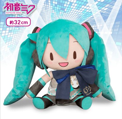 国版现货SEGA初音未来Preciality可爱毛绒玩偶fufu公仔礼物抱枕