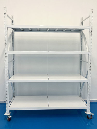 成洁移动货架带轮置物架多层铁货架仓储仓库展示架库房家用储物架 - 封面