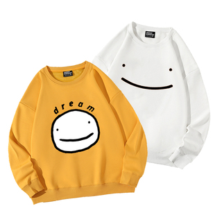 dream卫衣秋冬加绒动漫学生我的世界圆领衣服青少年儿童加绒外套
