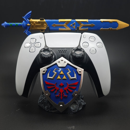 纯手工打磨制作游戏手柄主机支架