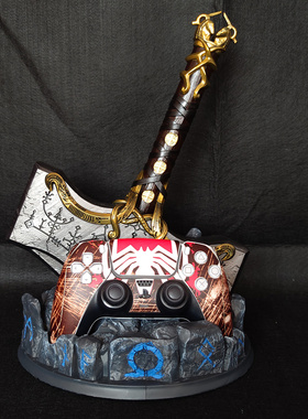 战神雷神之锤PS4/5游戏手柄支架诸神黄昏限定周边摆件模型手办