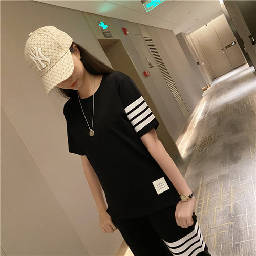 炸街短袖t恤女夏情侣装半袖上衣