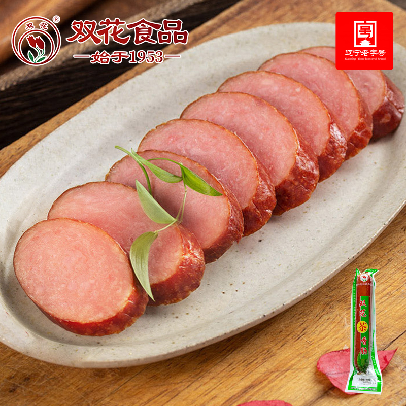 双花茶香肠本溪特产茶香风味350g