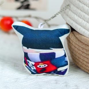 荒野乱斗艾德加抽象挂件来图定制毛绒钥匙扣吱吱叫娃娃挂饰小抱枕