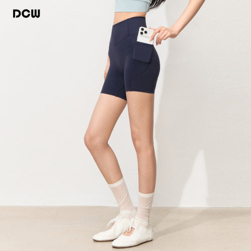 dcw高腰收腹提臀健身瑜伽三分裤