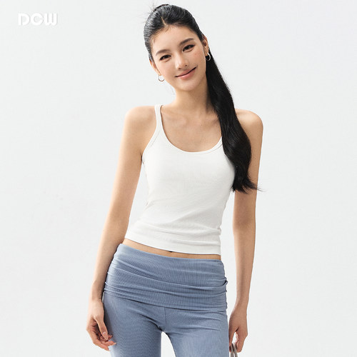 dcw修身显瘦外穿内搭瑜伽背心女