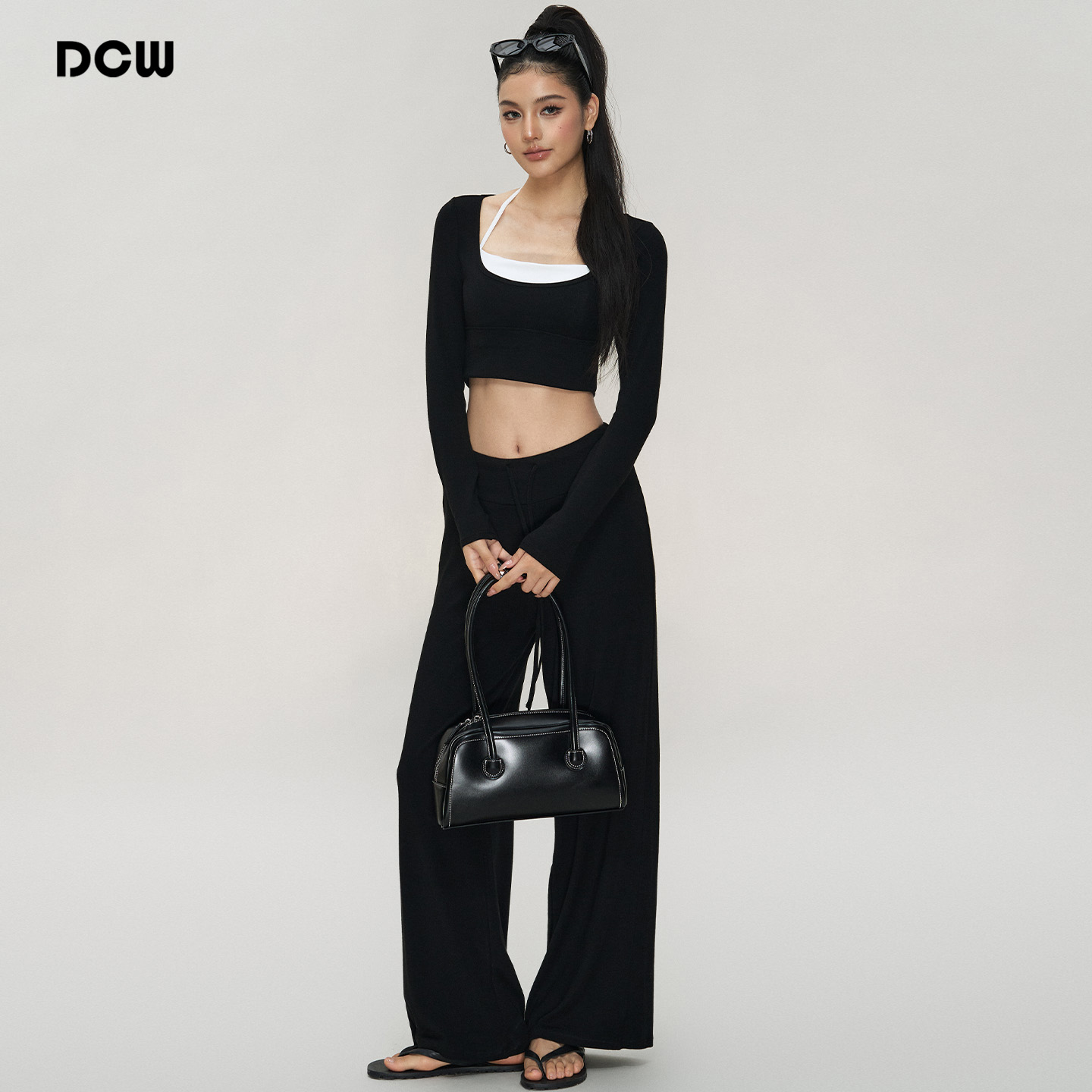 dcw普拉提训练瑜伽健身两件套女