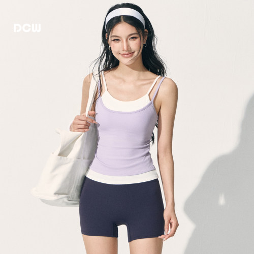 dcw细肩带减震训练瑜伽运动背心