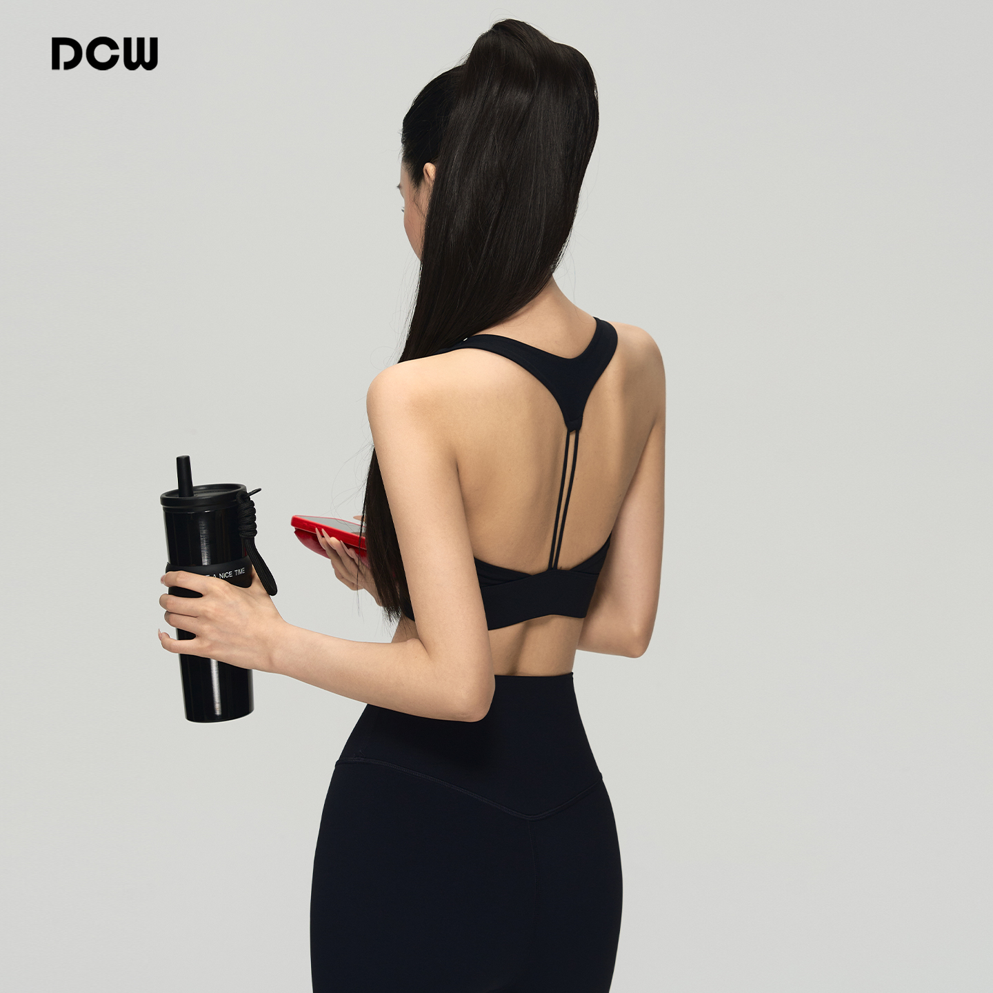 dcw一体式美背训练健身背心文胸