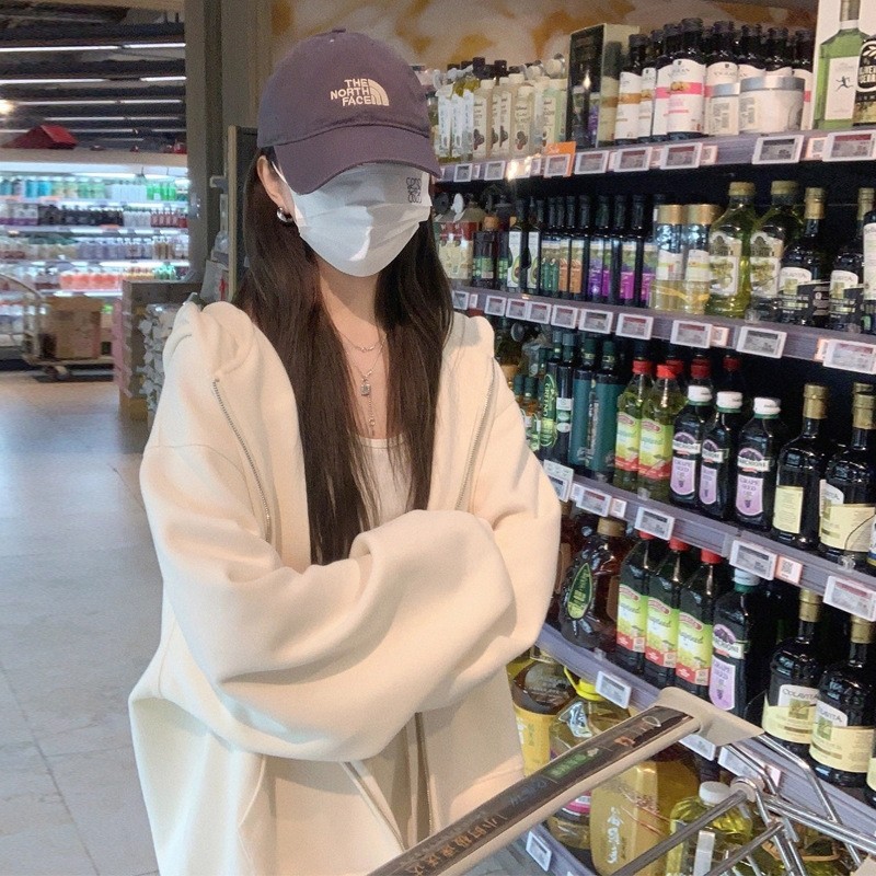 봄 가을 여성용 운동복 한국판 루즈 슬림 패셔너블 연령 감소 후드 스웨트 셔츠 캐주얼 투피스 세트