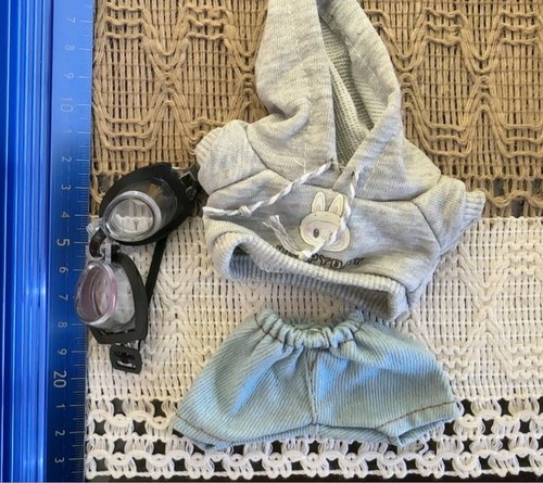 棉花娃娃衣服20cm玩偶替换毛衣泰迪小熊毛绒玩具公仔穿的娃衣牛仔