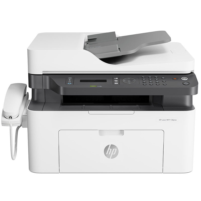 惠普HP Laser MFP 138pnw黑白激光打印传真机一体机复印扫描电话