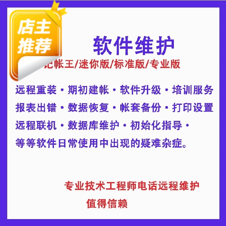 金蝶财务软件Kis专业版安装维护账套修复培训报表设置售后推荐