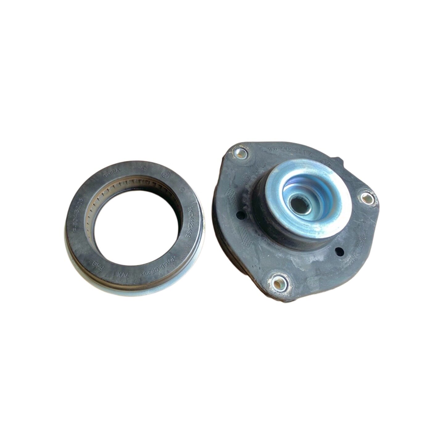 速腾高6迈腾帕萨特CC途观途安野帝明锐前减震器顶胶压力平面轴承