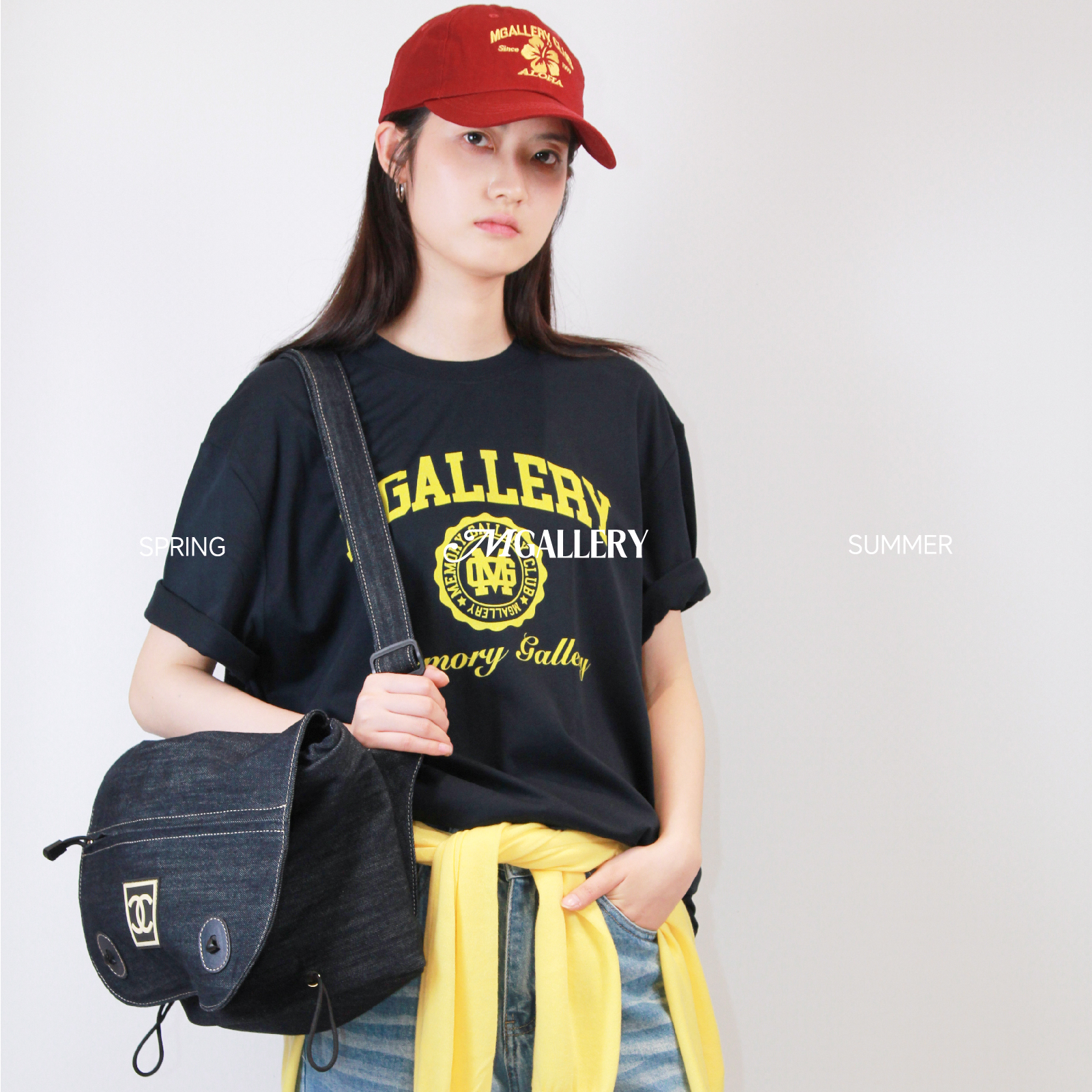 郝富申同款美式学院短袖