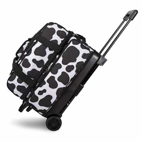 跨境Goloni新款双层保龄球拉杆包保龄球两球包拖轮袋大容量男女