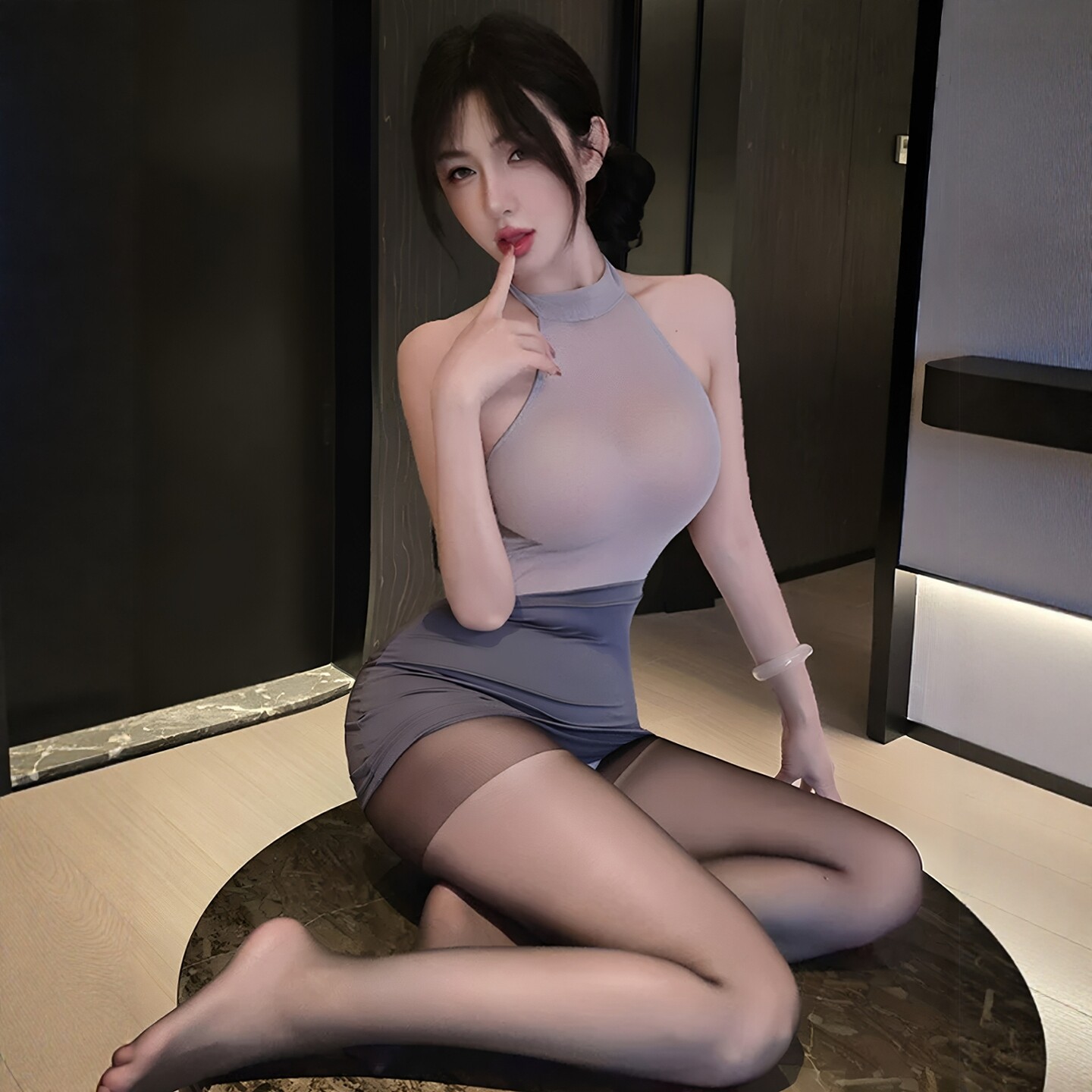 性感秘书包臀裙透视诱惑制服睡衣