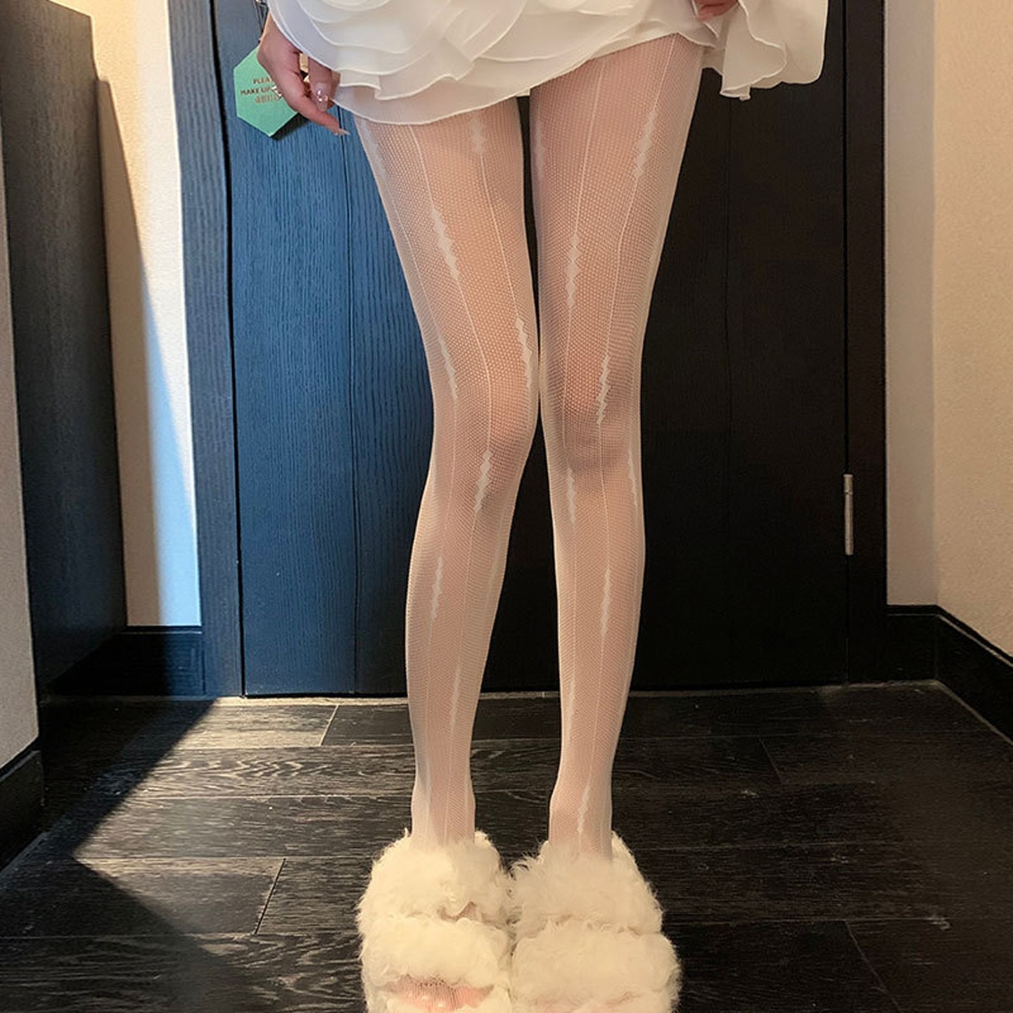 性感丝袜连裤袜美式镂空透视显瘦渔网袜网红同款辣妹情调打底袜子