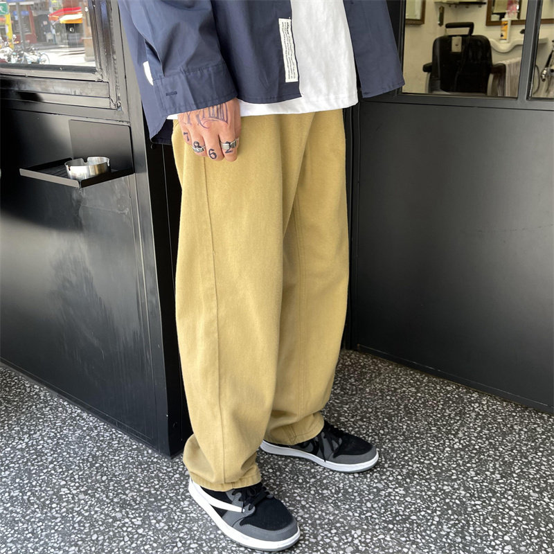 秋季新款！宽松直筒牛仔裤帅气多色裤子805-KZ05-P48控68,男装牛仔裤,星座809B（原星座805）