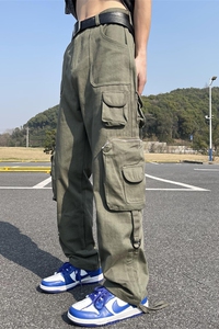 2025春季新款！ 宽松直筒阔腿工装长裤 809B-D83-P70 控98图片