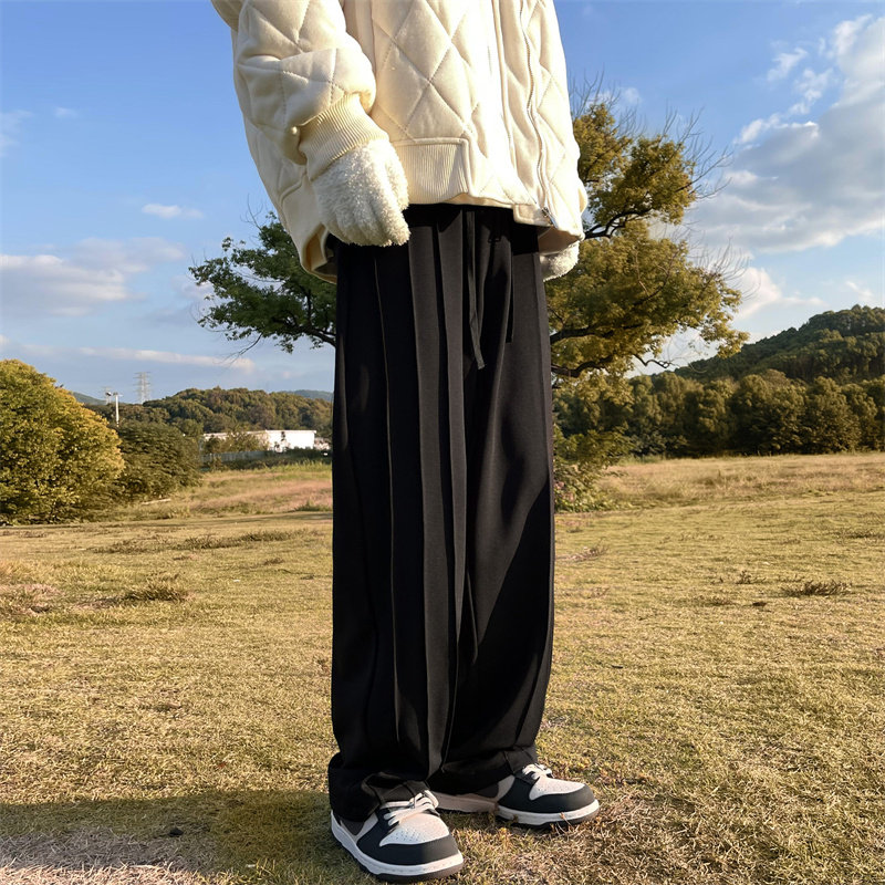冬季新款！宽松阔腿休闲裤拖地裤子805-KZ110-P60控78，男装休闲裤，星座809B（原星座805）