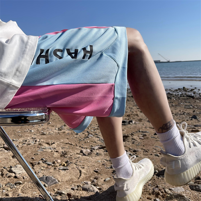 2025夏季新款！宽松直筒拼色休闲运动裤809B-DK16-P35控48，女装休闲裤，星座809B（原星座805）