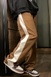 2025秋季新款！宽松直筒拼接个性休闲裤805-KZ108-P60控78，男装休闲裤，星座809B（原星座805）